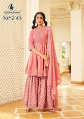 Ladies Flavour Designer Festival Collection Peplum Style Readymade 3pcs Suits